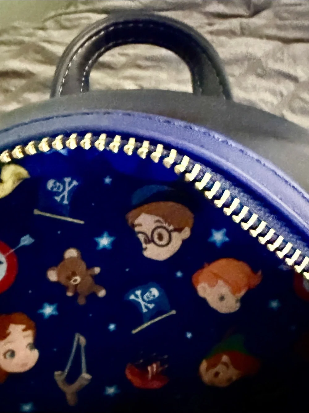 Loungefly Navy & Red Peter Pan Ride Mini Backpack